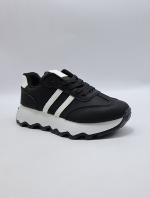 Buty sportowe damskie na płaskim (36-41) HZ-407 BLACK