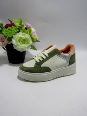 Buty sportowe damskie na płaskim (36-41) 9088 GREEN