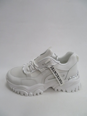 Sneakersy damskie niskie (36-41) BL211 WHITE