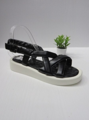 Sandały damskie na płaskim (36-41) 1302 BLACK