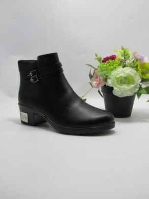 Botki damskie ocieplane na obcasie (37-42) CH6806-1 BLACK