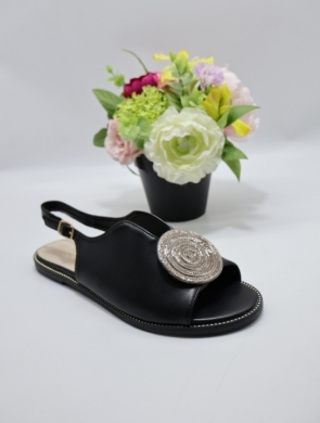 Sandały damskie na płaskim (36-41) 0810 BLACK
