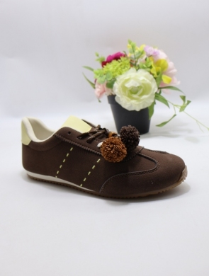 Buty sportowe damskie na płaskim (36-41) EV519 BROWN