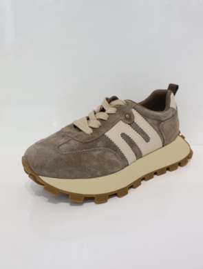 Buty sportowe damskie na płaskim (36-41) GD-XF-207 KHAKI/BE