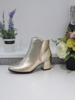Botki damskie na obcasie (36-41) 2774 GOLD