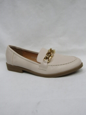 Mokasyny damskie na płaskim (36-41) 888-192 BEIGE