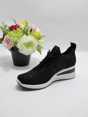 Buty sportowe damskie na koturnie (36-41) FJ-2 BLACK