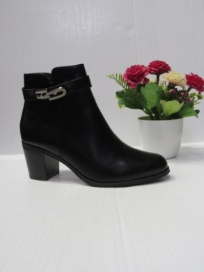 Botki damskie ocieplane na obcasie (36-41) CHC270 BLACK