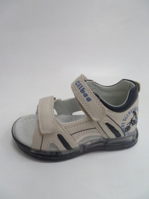 Sandały chłopięce (27-32) AB12 BEIGE/BLUE