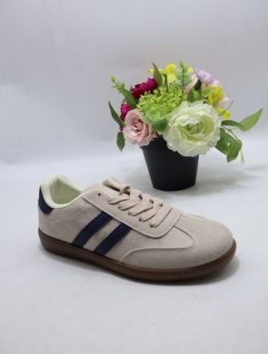 Buty sportowe damskie na płaskim (36-41) 77663-2 BE/NAVY