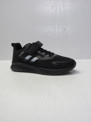 Buty sportowe chłopięce (32-37) EC253 BLACK/WHITE