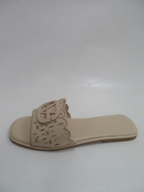 Klapki damskie na płaskim (36-41) 5269 BEIGE