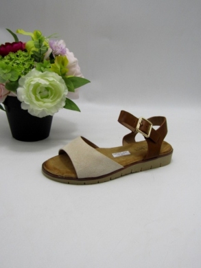 Sandały damskie na płaskim (36-41) FG-41 BEIGE