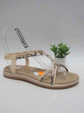 Sandały damskie na płaskim (36-41) FY6910 BEIGE