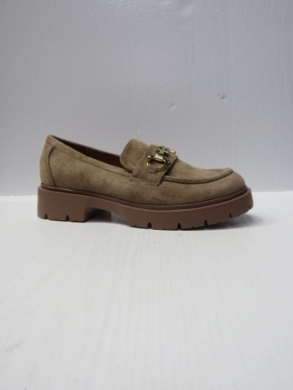 Mokasyny damskie na płaskim (36-41) T580 KHAKI