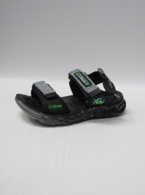 Sandały chłopięce (26-31) Z873 GREY/GREEN