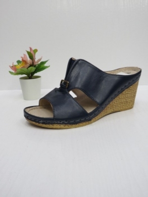 Klapki damskie na koturnie (36-41) 7AA2011T NAVY