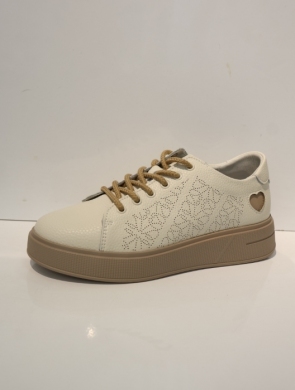 Buty sportowe damskie na płaskim (36-41) GD-FT-115 BEIGE