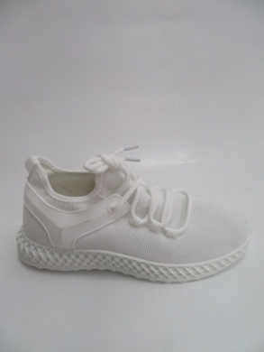 Buty sportowe damskie na płaskim (36-41) JH09 WHITE