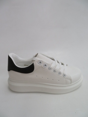 Tenisówki Damskie na koturnie (36-41) B0-632 WHI/BLACK