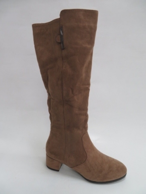 Kozaki damskie ocieplane na obcasie (36-41) 0122 KHAKI
