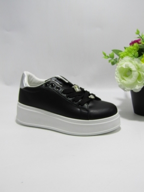 Buty sportowe damskie na płaskim (36-41) AD818 BLACK