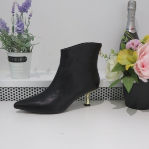 Botki damskie na szpilce (36-41) 8730 BLACK