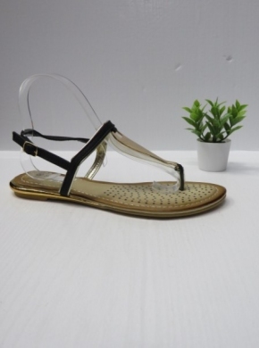Sandały damskie na płaskim (36-41) 6218 BLACK