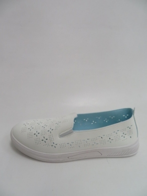 Tenisówki damskie na płaskim (36-41) 92057 WHITE