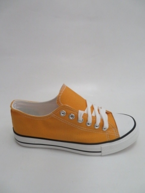 Trampki damskie na płaskim (36-41) 8A07 YELLOW