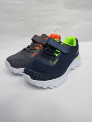 Buty sportowe chłopięce (31-36) C4-12 GREY/BLUE