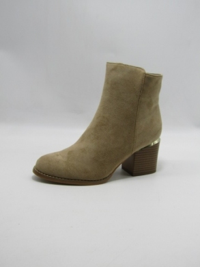 Botki damskie ocieplane na obcasie (36-41) BM65 KHAKI