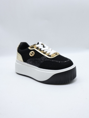 Buty sportowe damskie na płaskim (36-41) ZH-07 BLACK