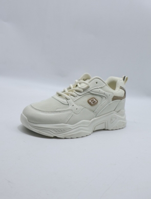 Buty sportowe damskie na płaskim (36-42) E586-2 BEIGE