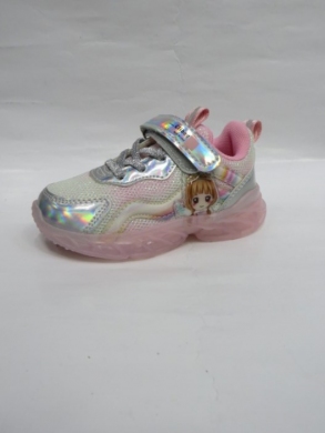 Buty sportowe dziewczęce (21-26) E143 SILVER