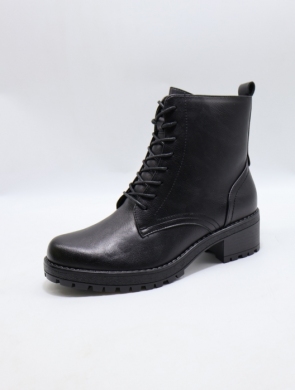 Botki damskie ocieplane na obcasie (36-41) YCC-50 BLACK