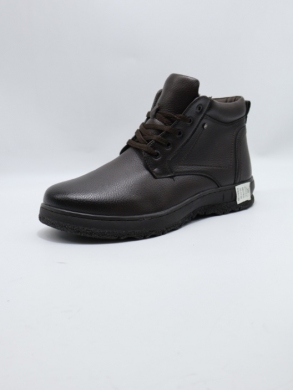 Botki męskie ocieplane (40-45) 63512-3 BROWN