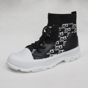 Trampki damskie na płaskim (36-41) 8578-SP BLACK