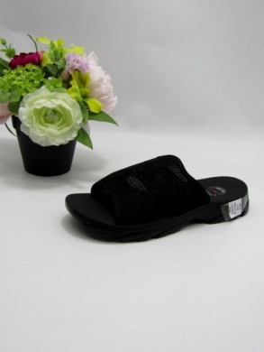 Klapki damskie na płaskim (39-43) DX8130 BLACK