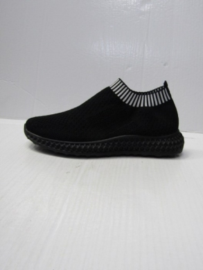 Buty sportowe damskie na płaskim (37-42) D0516 BLACK