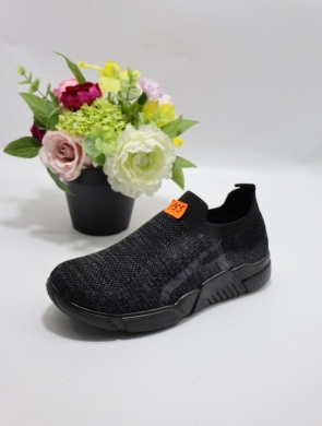 Buty sportowe damskie na płaskim (36-41) LW620 BLACK