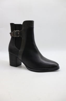 Botki damskie ocieplane na obcasie (36-41) BA-619 BLACK