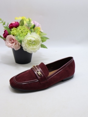 Mokasyny damskie na płaskim (36-41) 9713 RED