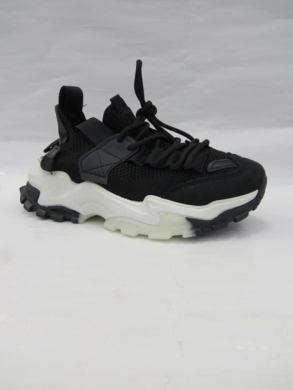 Buty sportowe damskie na płaskim (36-41) B500 BLACK
