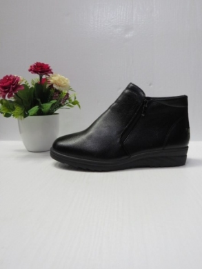 Botki damskie ocieplane na płaskim (36-41) 301 BLACK
