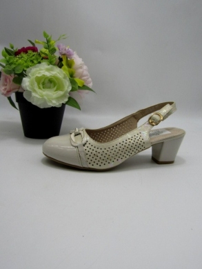 Sandały damskie na obcasie (36-41) 0-1610 BEIGE
