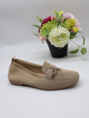 Mokasyny damskie na płaskim (36-41) BK300 KHAKI