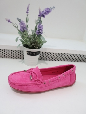 Mokasyny damskie na płaskim (36-41) FT246 FUSHIA