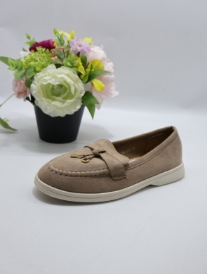 Mokasyny damskie na płaskim (36-41) H8-585 KHAKI