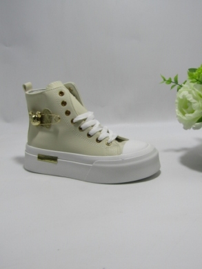 Trampki damskie na płaskim (36-41) YH41 BEIGE